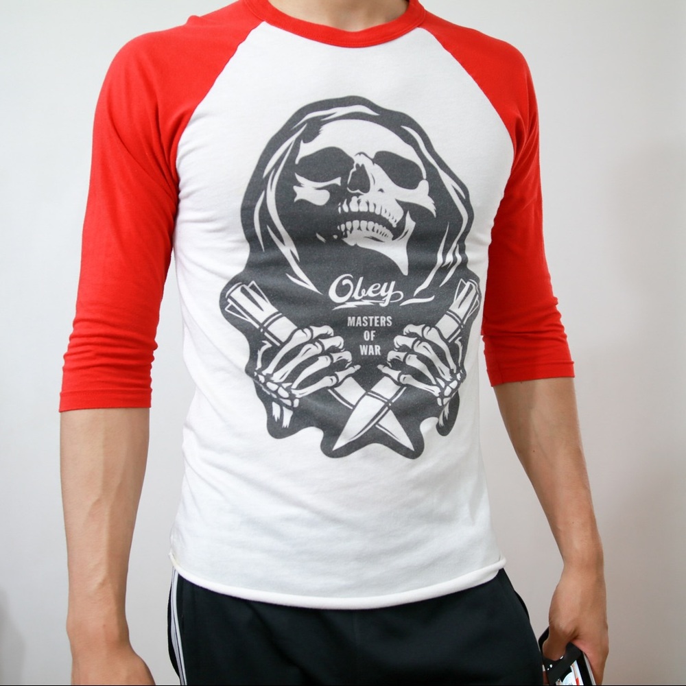 Obey baseball tee